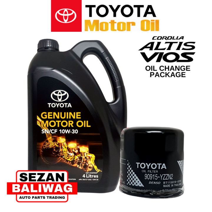 W Semi Synthetic Liters Vios Altis Avanza Rush Original Toyota