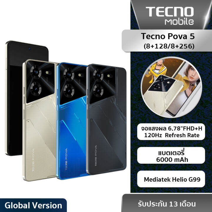 Tecno Pova Mah Fast Charge Cpu Mediatek Helio