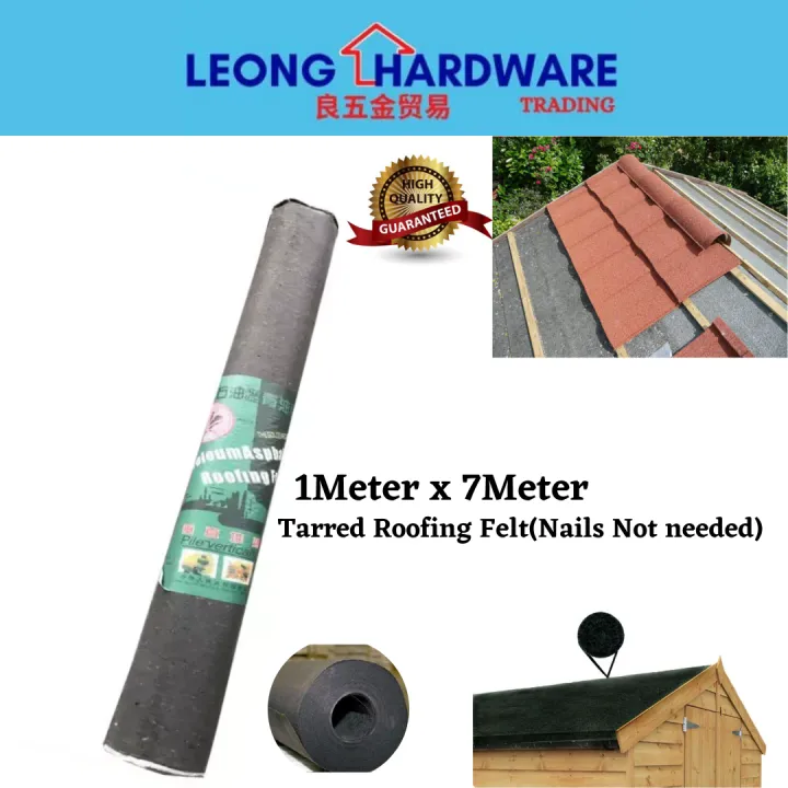 7M Heavy Duty Tarred Waterproof Roofing Felt Underground Protection