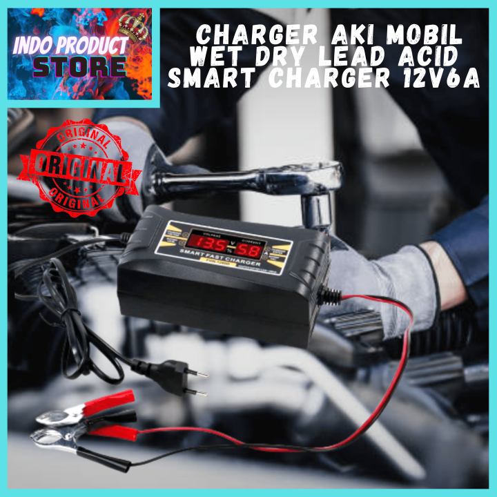 Cod Sunchonglic Charger Aki Mobil Wet Dry Lead Acid Smart Charger V A