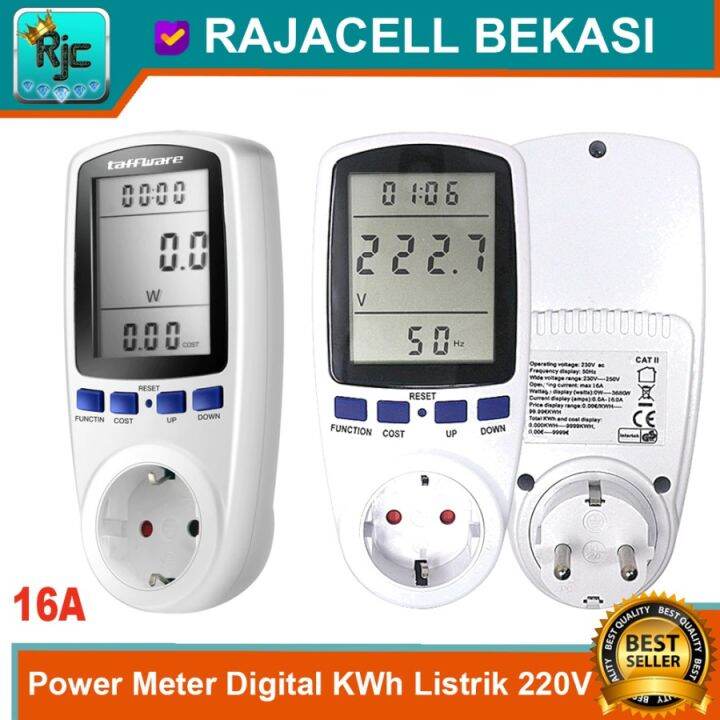 Kwh Digital Power Meter Watt Meter Pengukur Daya Listrik V Ac W