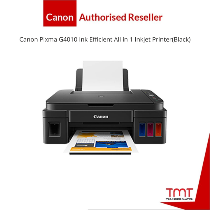 Canon Pixma G4010 Ink Efficient All In 1 Inkjet Printer Lazada