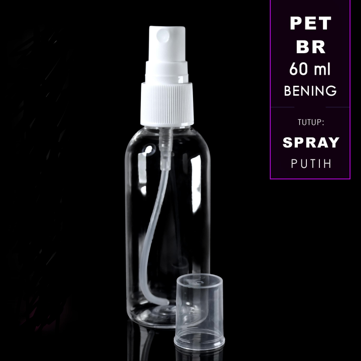 Botol Pet Ml Br Bening Tutup Spray Lazada Indonesia