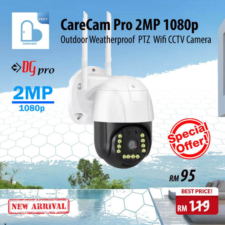 Carecam Pro Mp Full Hd P Ptz Speed Dome Outdoor Weatherproof