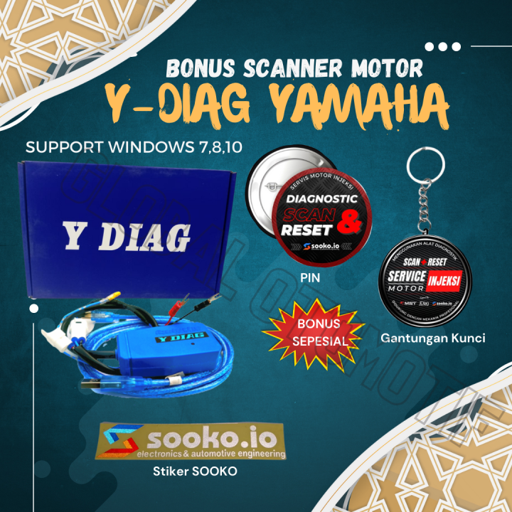 Scanner Motor Injeksi YAMAHA Diagnostic Tool IQUTECHE YDIAG