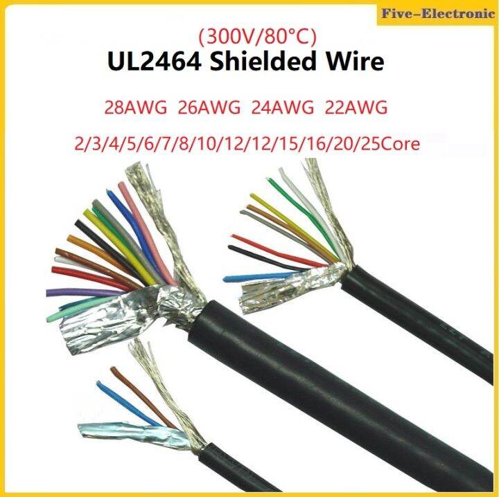 Meter Ul Shielded Wire Awg Awg Awg Awg