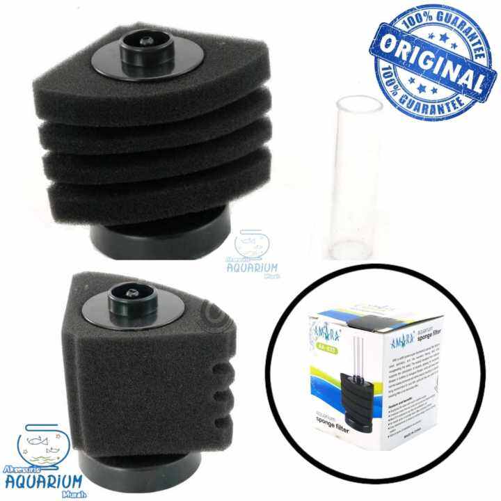 Mini Bio Foam Sudut Amara AA 833 AA 833 Sponge Filter Busa Aquarium