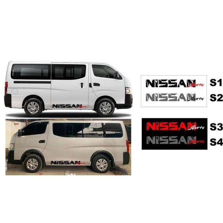 Nissan Sticker Fit For Nv Urvan Terra Navarra Set Pcs Car Design