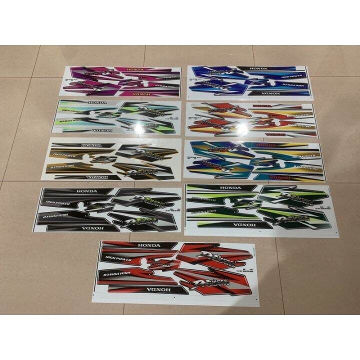 New Honda Ex Dream Body Stripe Sticker Decal Lazada