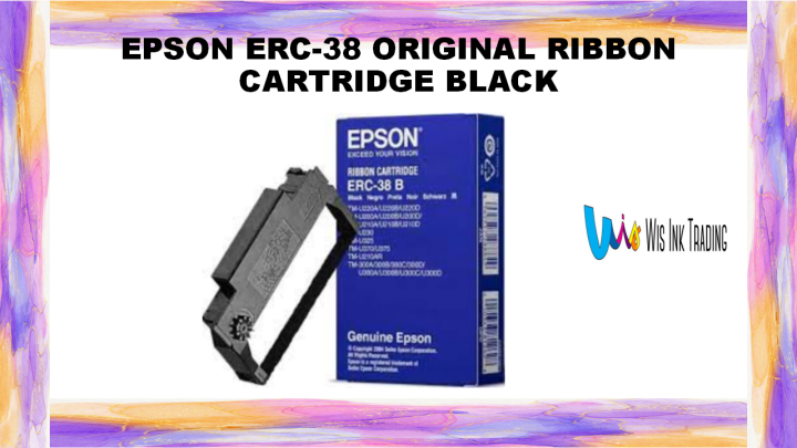 EPSON ERC 38 BLACK ORIGINAL RIBBON CARTRIDGE Lazada PH