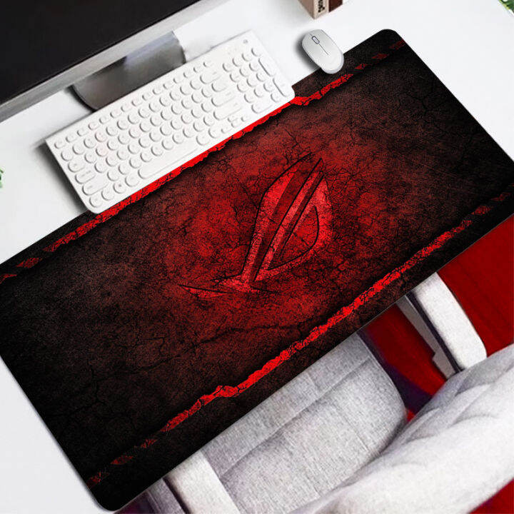 Asus Rog Mouse Pad Large Size DIY Gaming Mousepad Gamer XL XXL Rubber