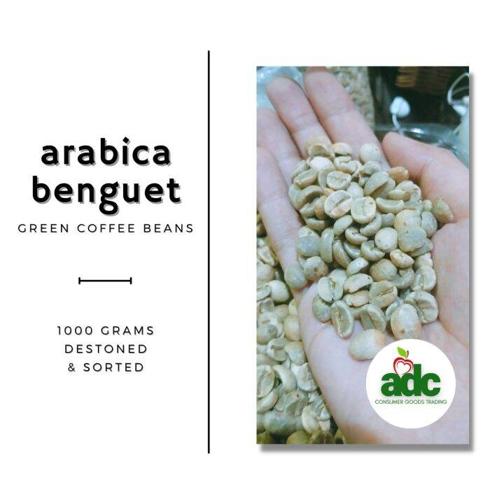 1 KILO GREEN COFFEE BEANS UNROASTED RAW ARABICA COFFEE BEANS