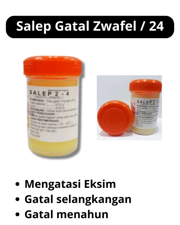 Salep Zwafel Original Gatal Scabies Obat Asli Gatel Panu Kadas