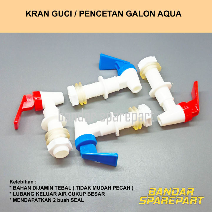 Kran Guci Keran Air Minum Pencetan Galon Aqua Bahan Tebal Plus Seal