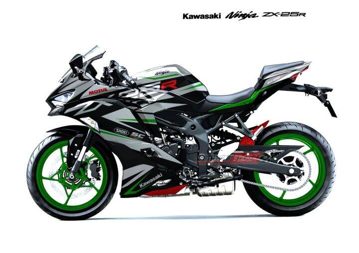 STIKER DECAL FULL BODY MOTOR NINJA ZX25R Lazada Indonesia