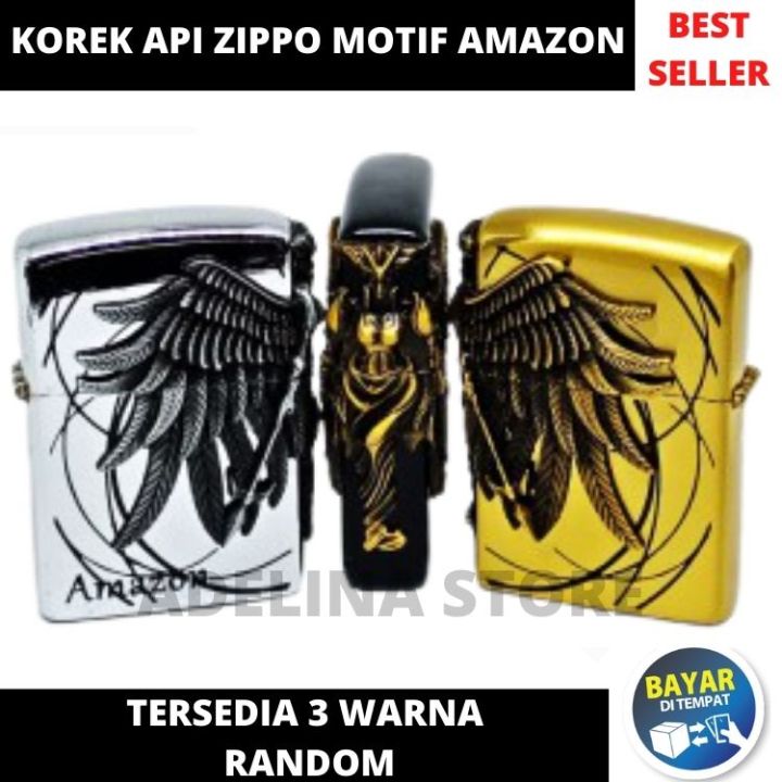 Korek Gas Antik Motif Amazon Korek Api Exclusive Korek Bara Unik