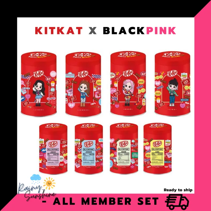 Kitkat Blackpink Full Set Jisoo Jennie Lisa Ros