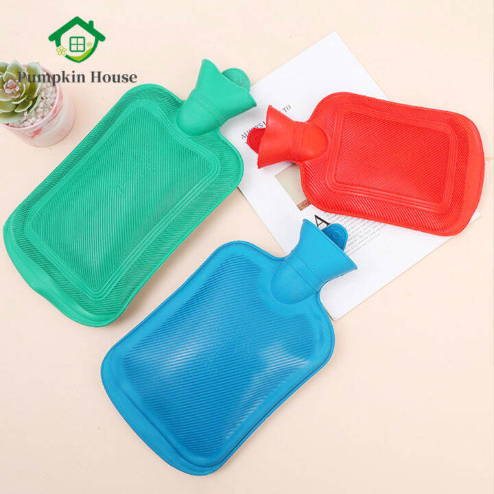 Thick Rubber Hot Water Bag Hot Water Bottle Natural Rubber Warmer Large