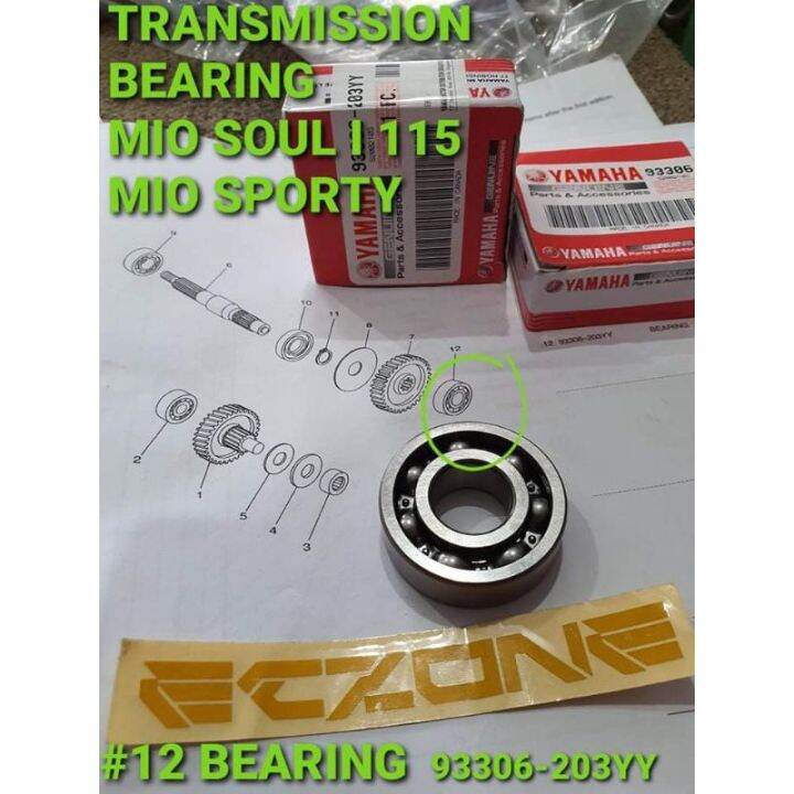 Factory Outlet Transmission Bearing No Mio Sporty Soul I