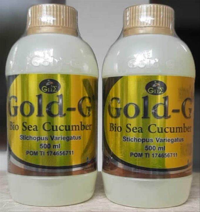 Jelly Gamat Gold G 500 Ml Asli Original Ekstrak Teripang Emas Gold