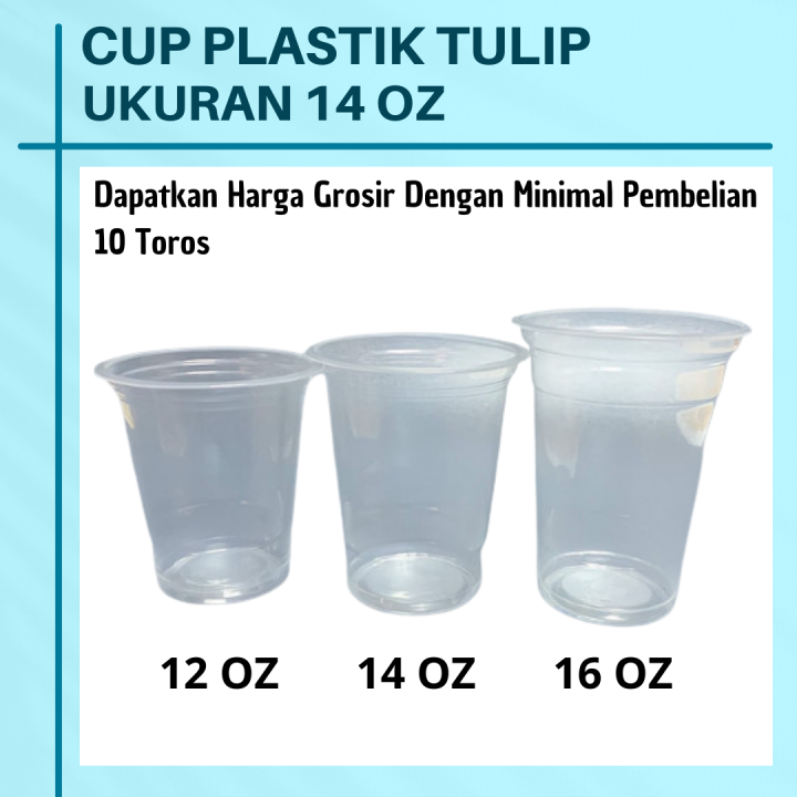 Cup Plastik Gelas Oz Isi Pcs Gelas Plastik Oz Gelas