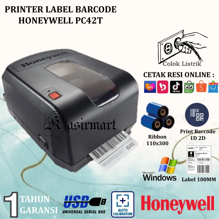 Honeywell Pc T Printer Barcode Transfer Thermal A Pc T Usb Lan