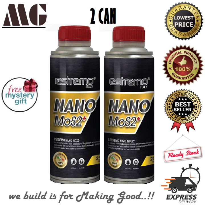 ESTREMO NANO MOS2 250ML X 2 CAN Specially Formulated Using