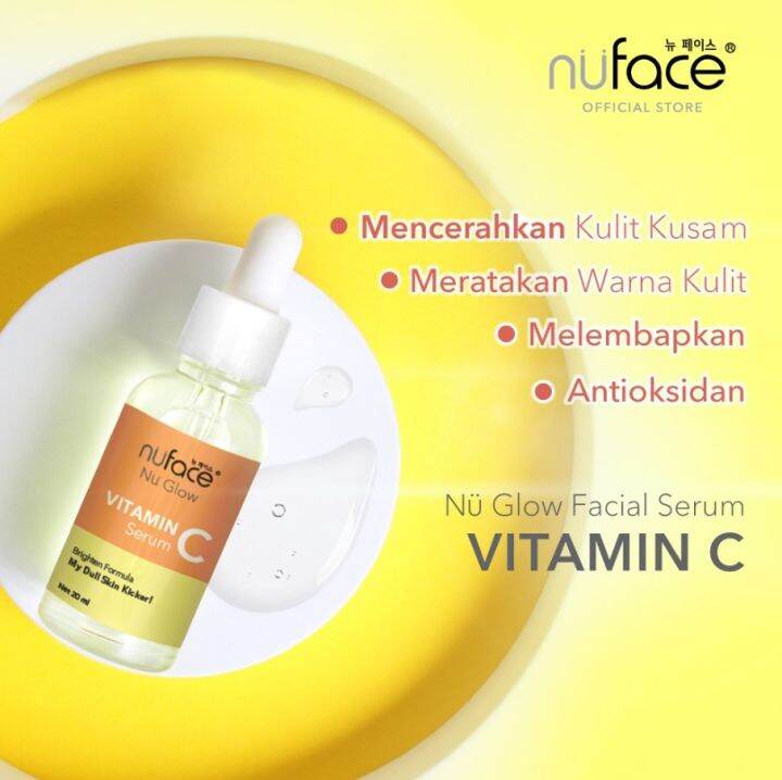 Nuface Nu Glow Vitamin C Serum Ml Lazada Indonesia