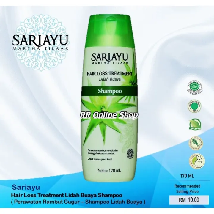 New Sariayu Hair Loss Treatment Lidah Buaya Shampoo Ml Lazada