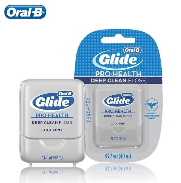 Oral B Glide Pro Health Deep Clean Floss Dental Floss Cool Mint 40m