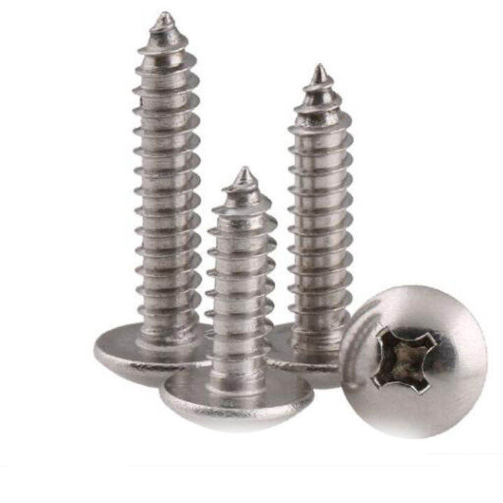 M M M Stainless Steel Large Flat Head Self Tapping Wood Screw