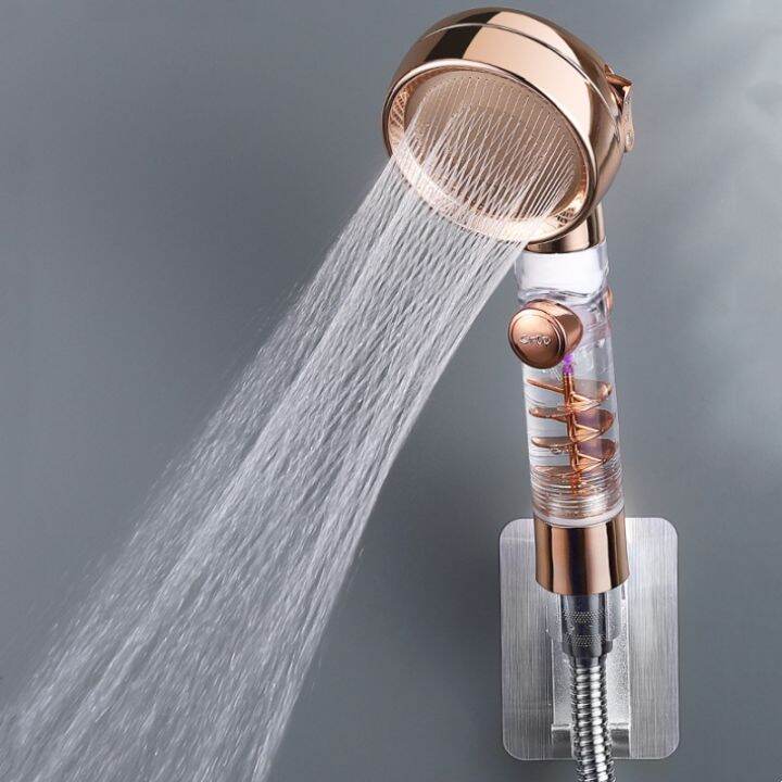 Double Turbocharged Shower Head Mode High Pressure Adjustable