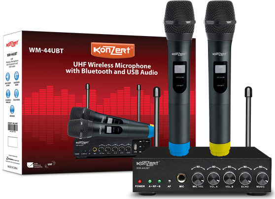 WM 44UBT Konzert UHF Wireless Microphone With Bluetooth Audio Lazada PH