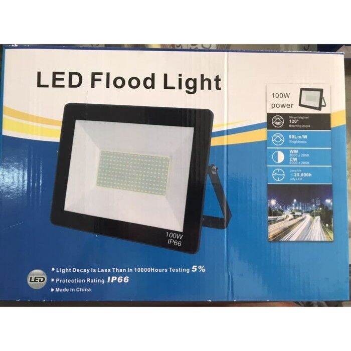 Lampu Sorot LED 100W LED Flood Light 100W IP66 Lazada Indonesia