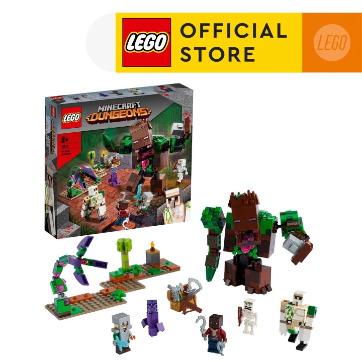 LEGO Minecraft 21176 The Jungle Abomination 487 Pieces Lazada Co Th