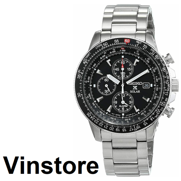 Vinstore Seiko Prospex Solar Ssc P Alarm Chronograph Flightmaster