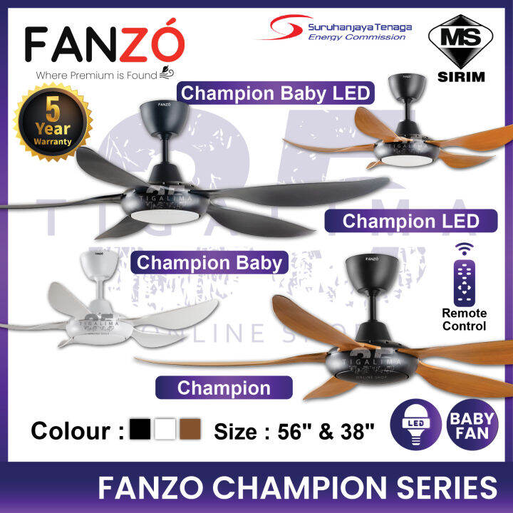 Fanz Champion Series Inch Inch Blades Speed With Remote