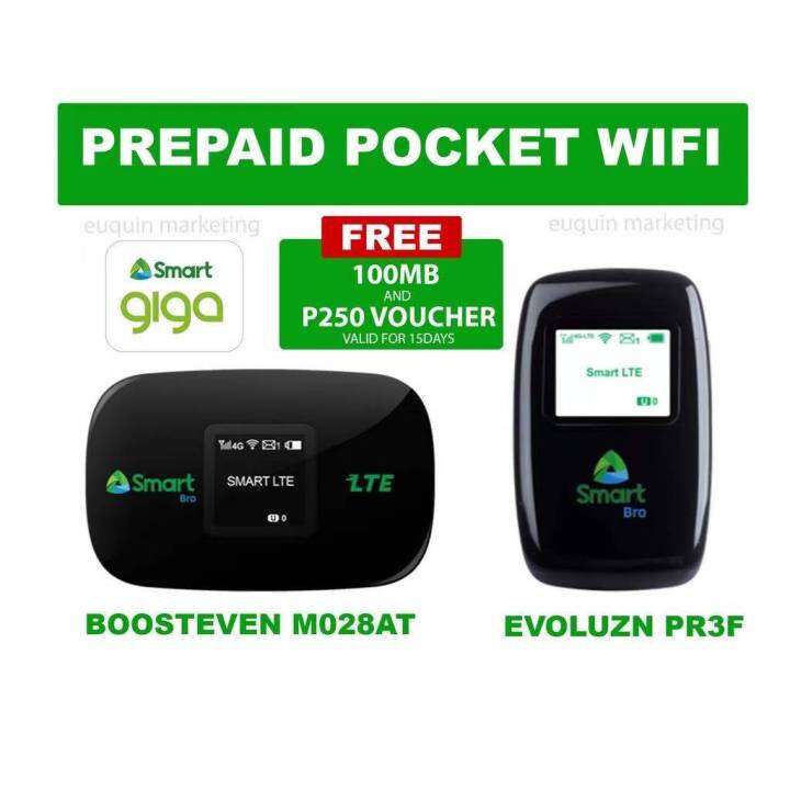 Smart Bro Prepaid Lte Pocket Wifi Evoluzn Fx Pr L Lazada Ph