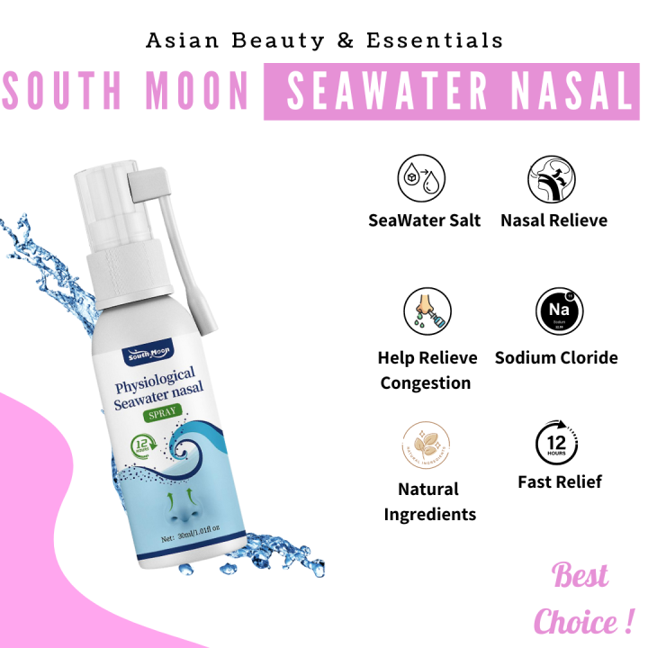 AUTHENTIC Physiological Seawater Nasal Spray Gentle Cleaning