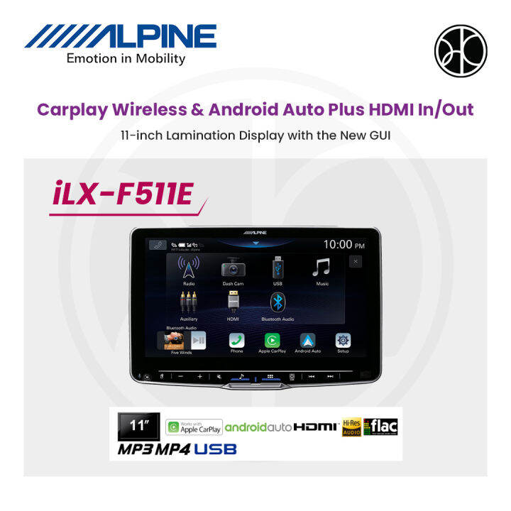 Alpine Ilx F E Inch With Carplay Wireless And Android Auto Plus