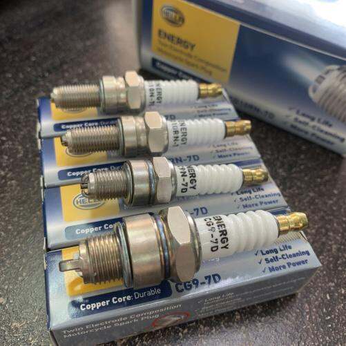 HELLA Motorcycle Spark Plug Twin Electrode Check Description For