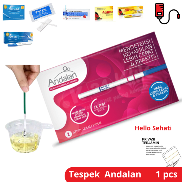 Andalan Strip Test Kehamilan Strip Tes Pack Tespack Kehamilan Compact