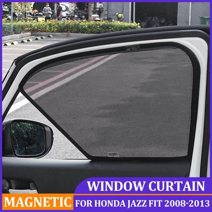 Magnetic Car Windows Sunshades For Honda Jazz Fit Th