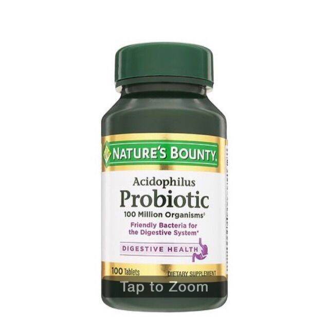 PASTI ASLI Nature Natures Natures Bounty Acidophilus Probiotic