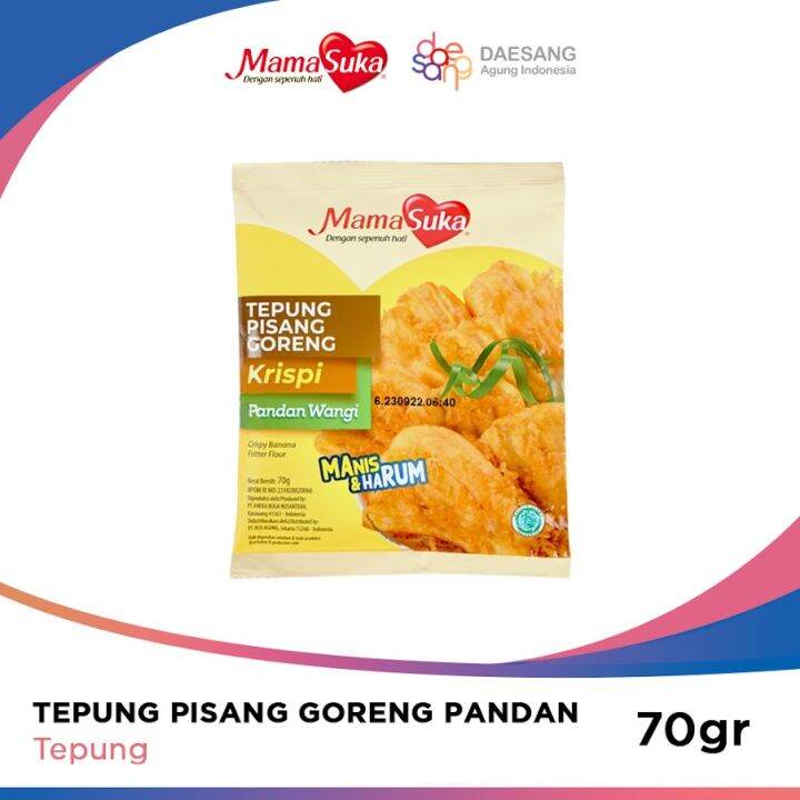 Mamasuka Tepung Pisang Goreng Pandan Wangi Gr Lazada Indonesia