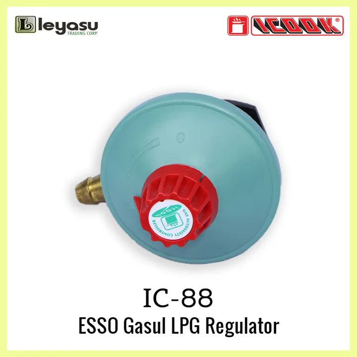 ICook IC 88 ESSO Gasul LPG Regulator De Salpak Heavy Duty Total