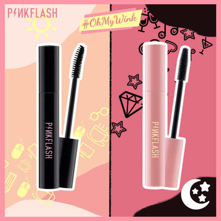 Pinkflash Ohmywink Mascara Lengthening Volume Waterproof Mascara Fiber