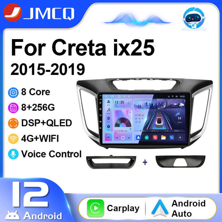 JMCQ 2Din Car Radio For Hyundai Creta Ix25 2015 2019 Stereo Multimedia