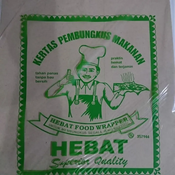 Kertas Pembungkus Makanan Kertas Bungkus Nasi Uk 25x35 Isi 250lembar