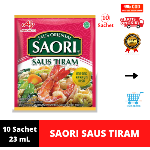 Saori Saus Tiram Sachet Ml Sachet Renceng Ajinomoto